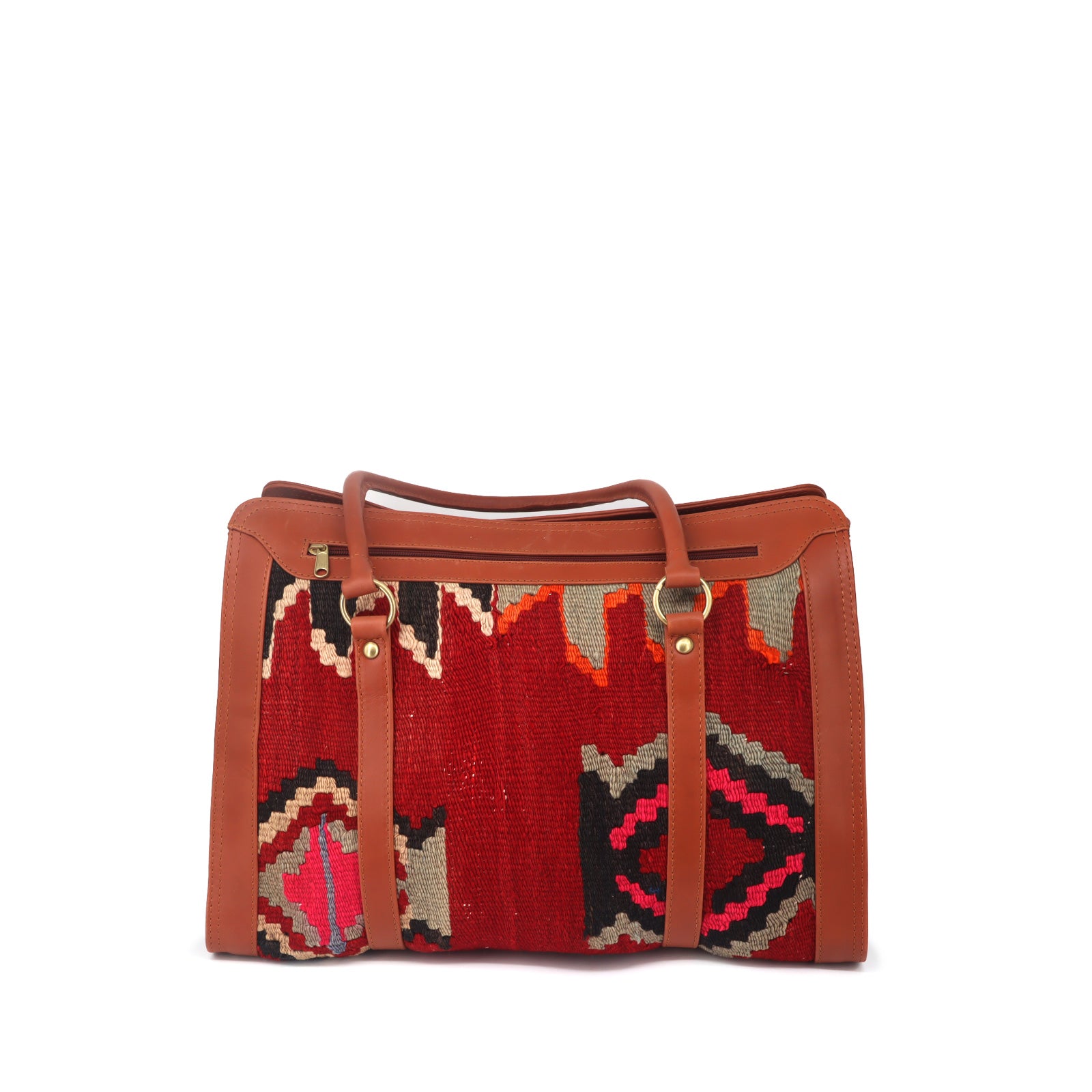 Anatolian Kilim leather Bag