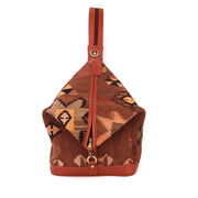 Zuri Kilim Convertible Leather Backpack