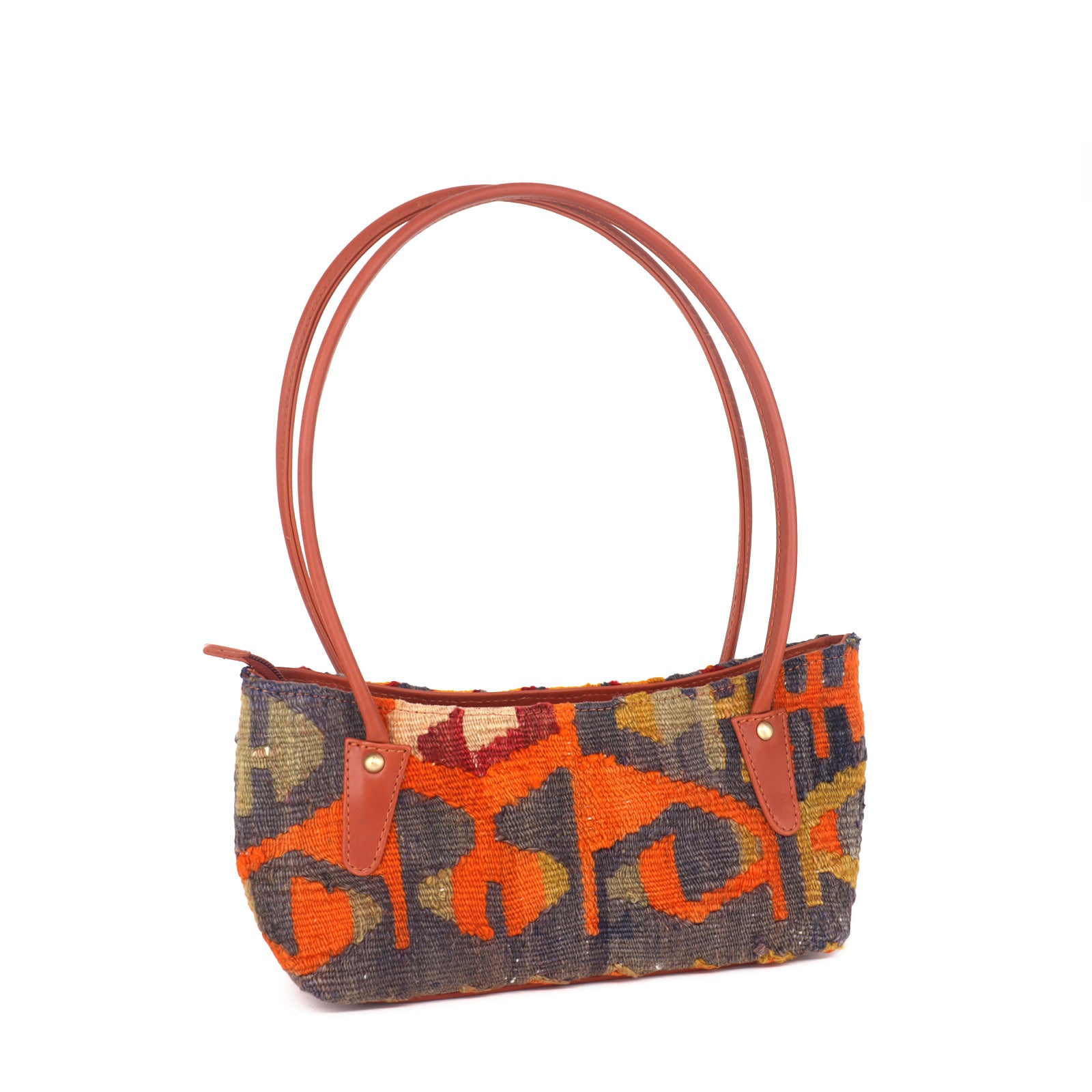 Nomad Kilim Leather Shoulder Bag
