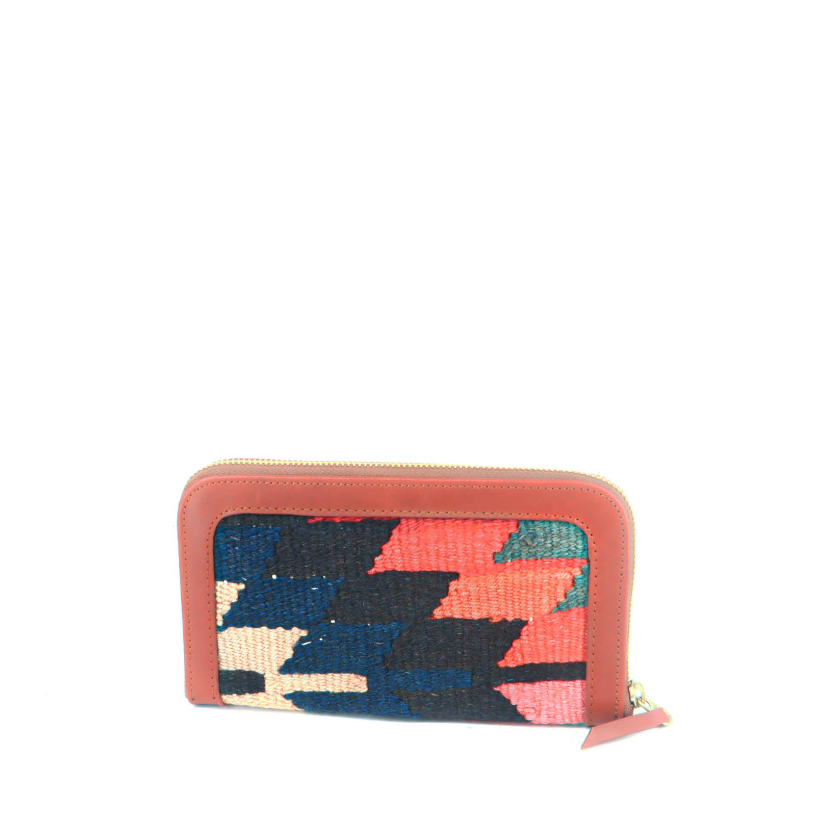 Swahili Kilim Leather Wallet