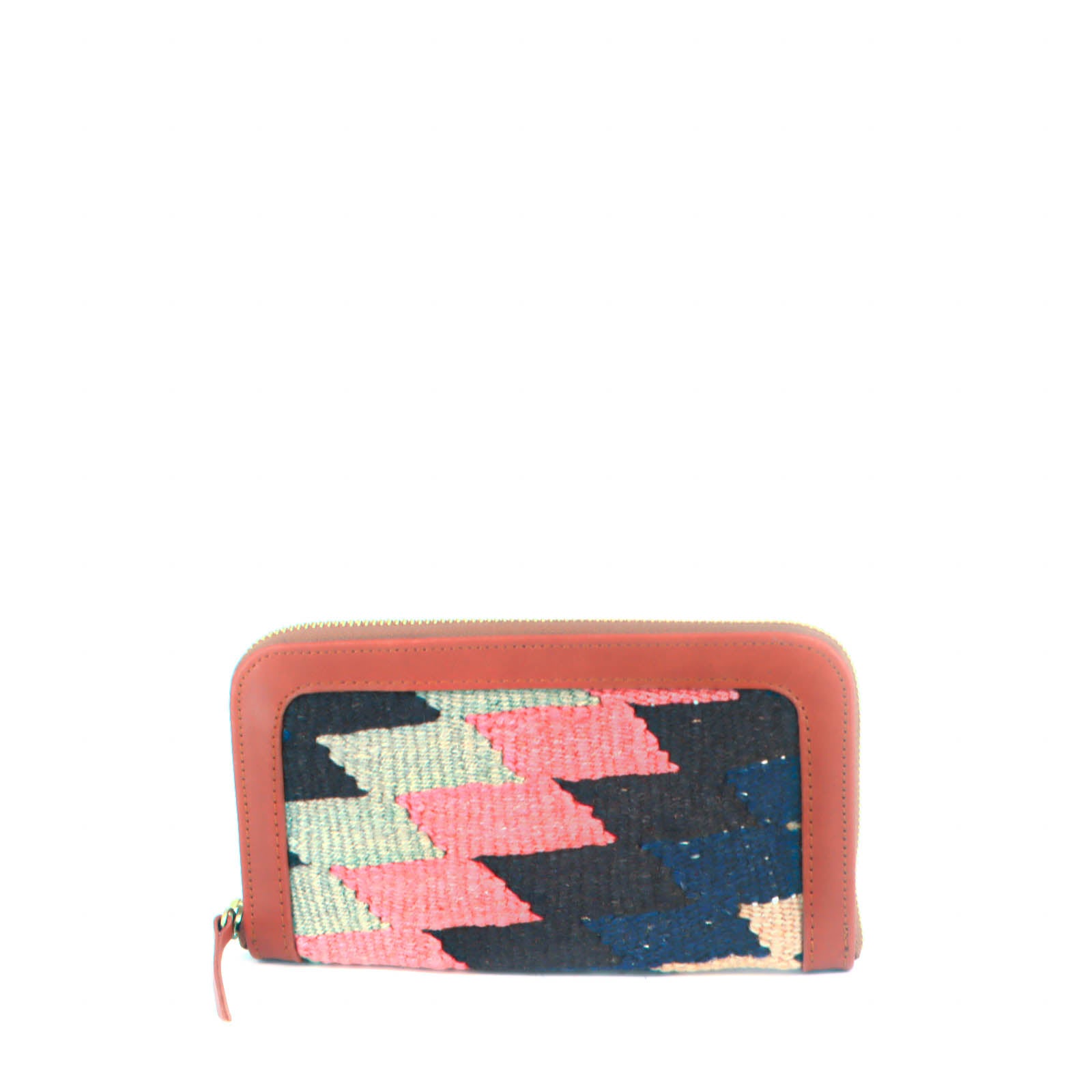 Swahili Kilim Leather Wallet