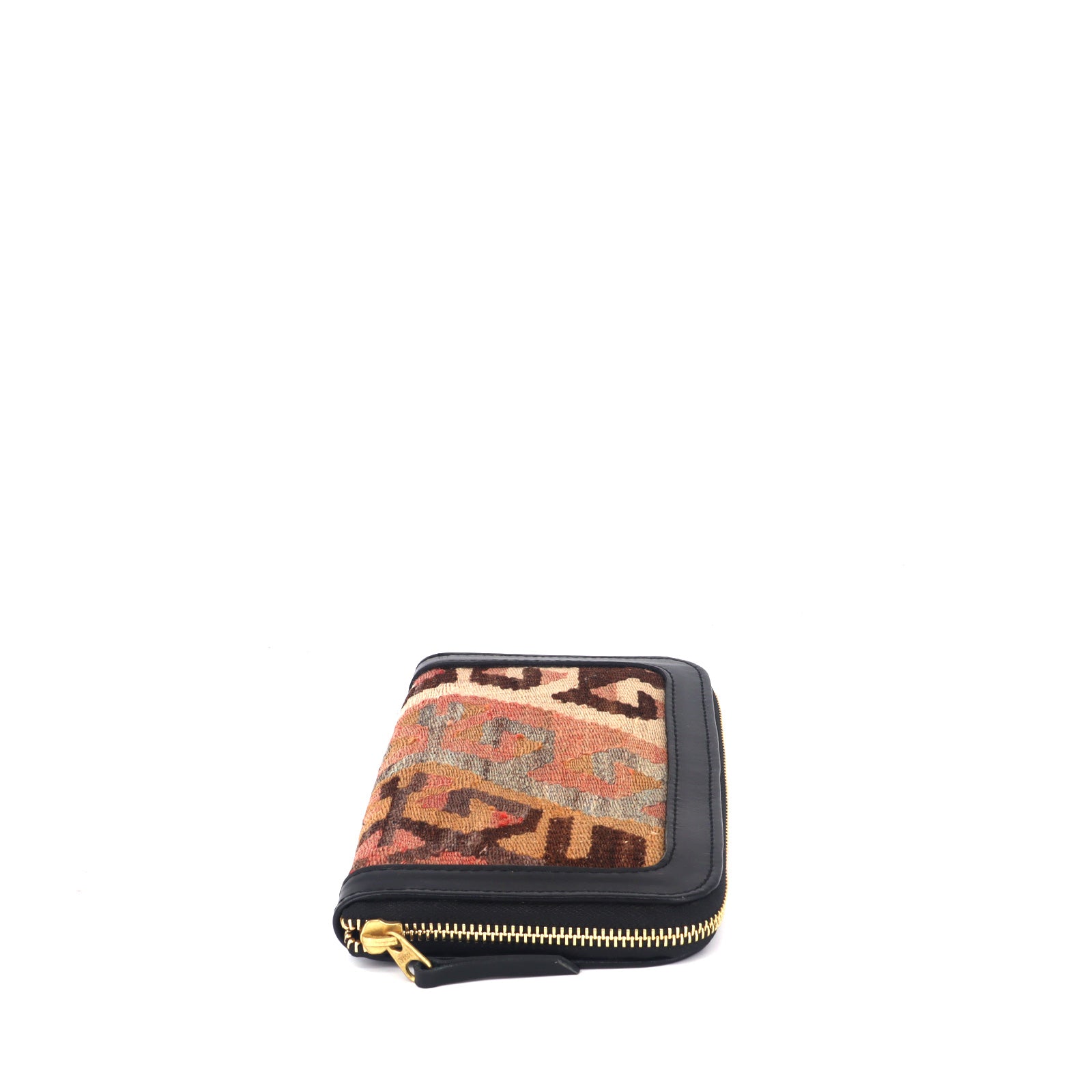 Aleppo Kilim Clutch Leather Bag - Image 3