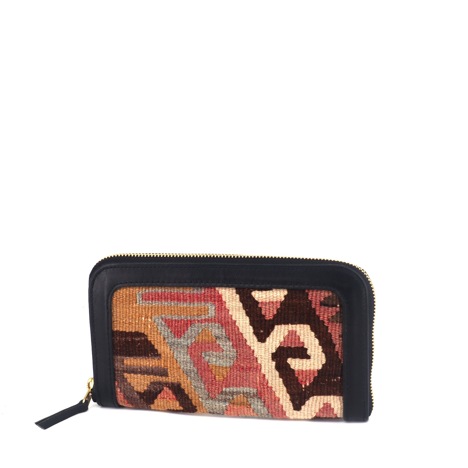 Aleppo Kilim Clutch Leather Bag