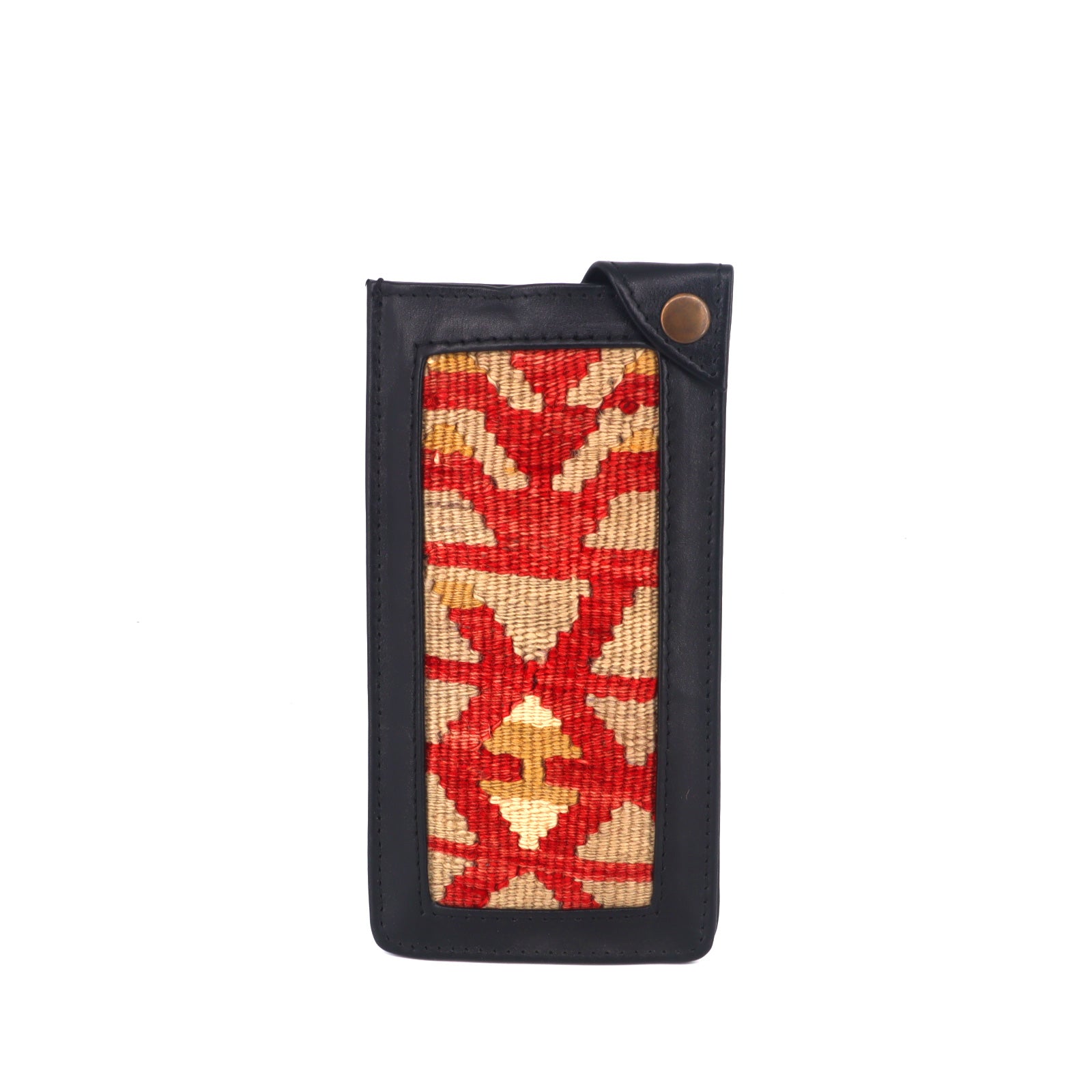 Anastasia Kilim Clutch Leather Bag - Image 4