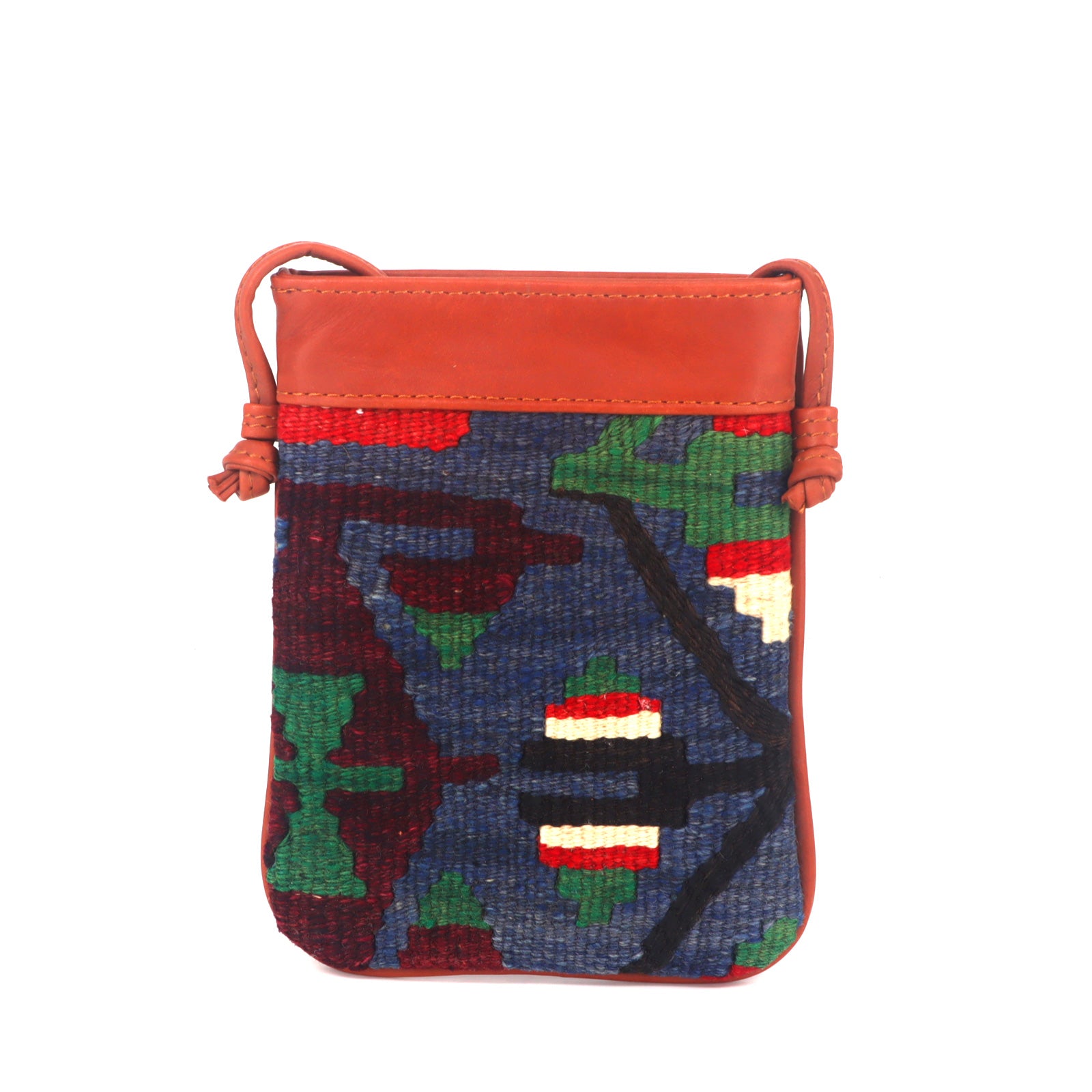 Bangkok Kilim Crossbody Leather Bag - Image 3