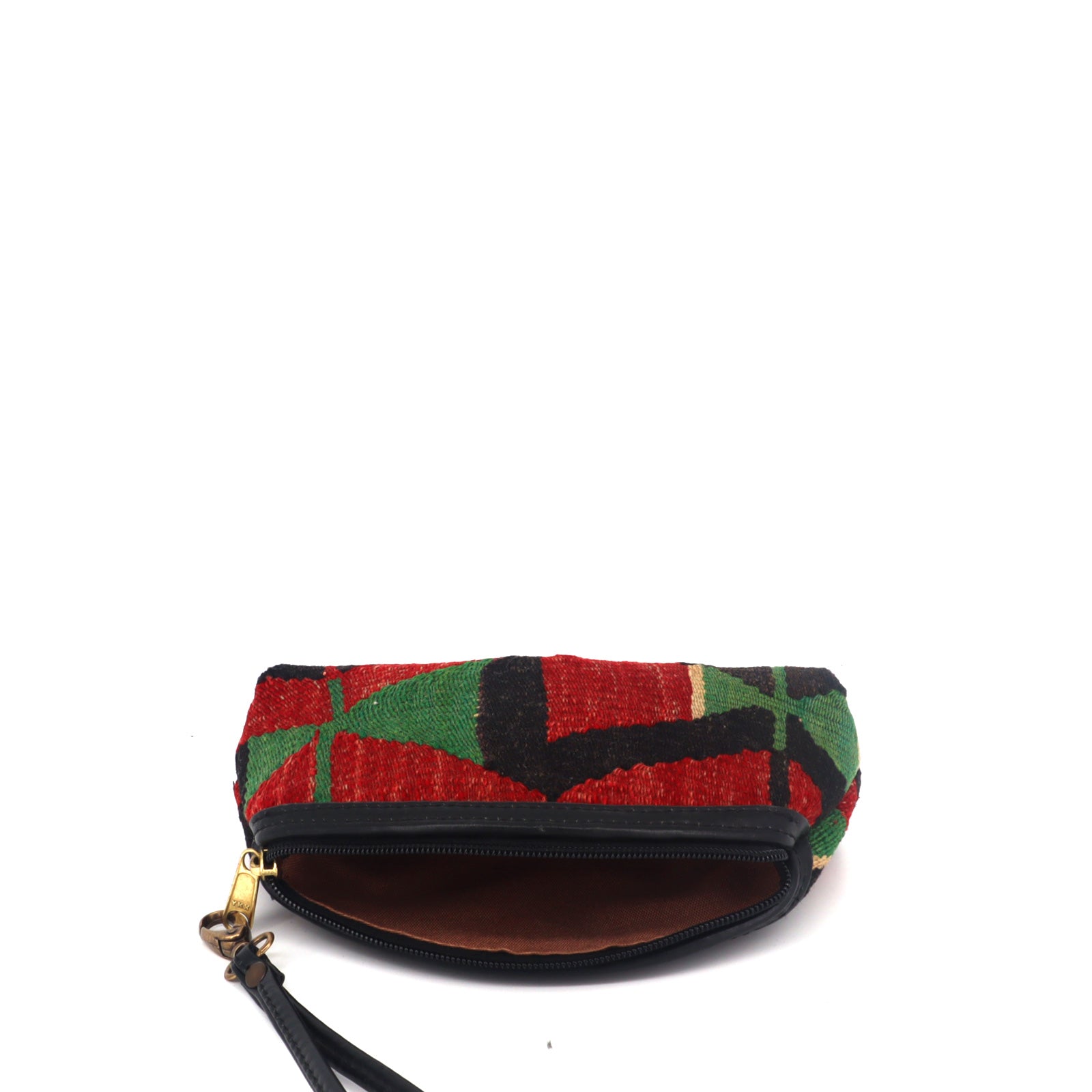 Barcelona Kilim Clutch Leather Bag - Image 5
