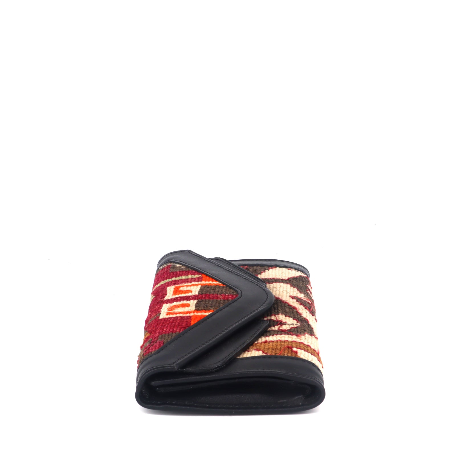 Berber Brilliance Kilim Clutch Leather Bag - Image 4
