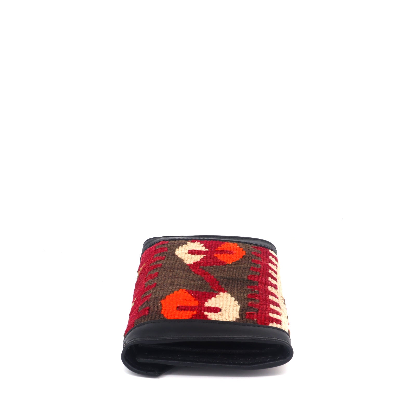 Berber Brilliance Kilim Clutch Leather Bag - Image 5