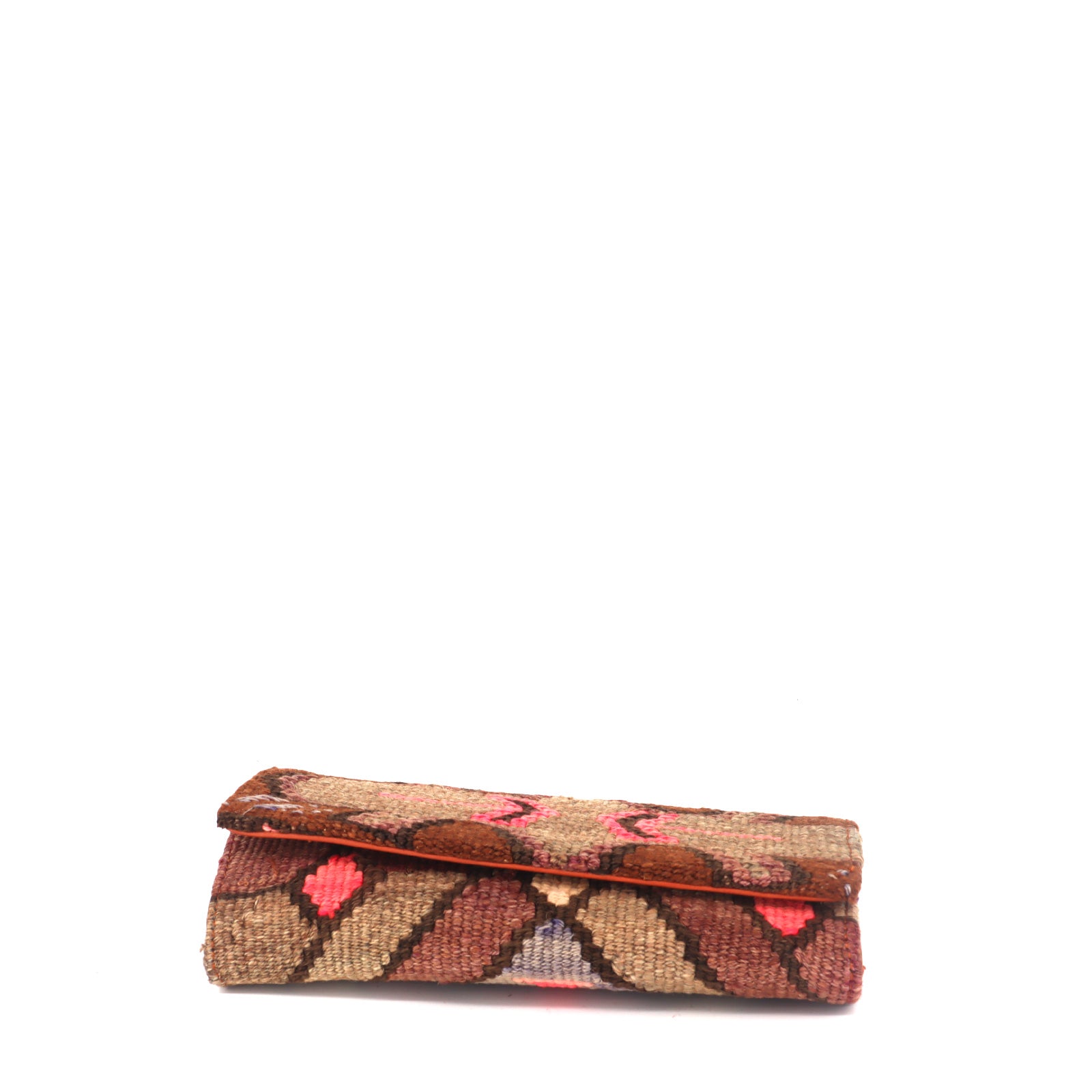 Florence Kilim Clutch Leather Bag - Image 2