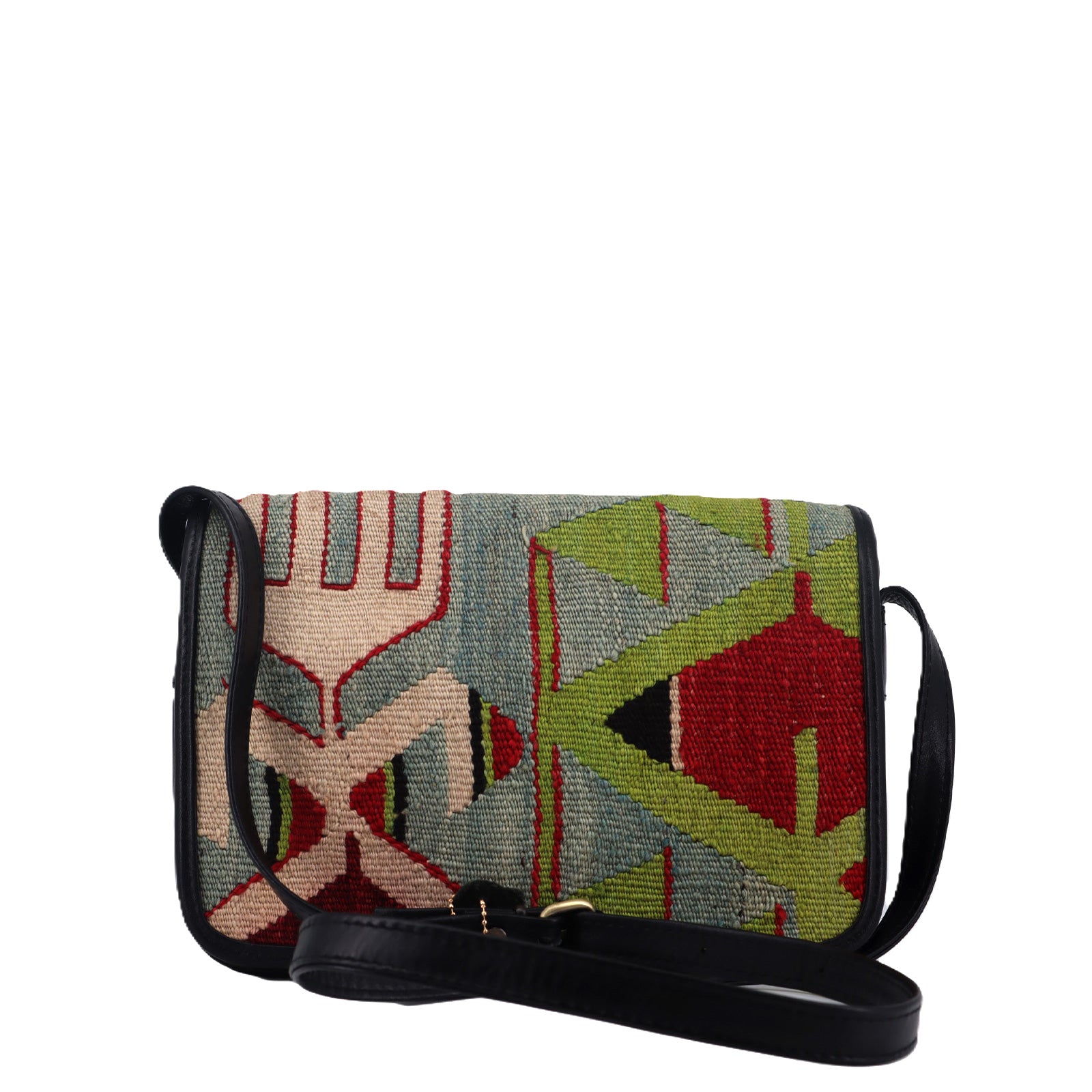 Cappadocia Kilim Leather Crossbody Bag