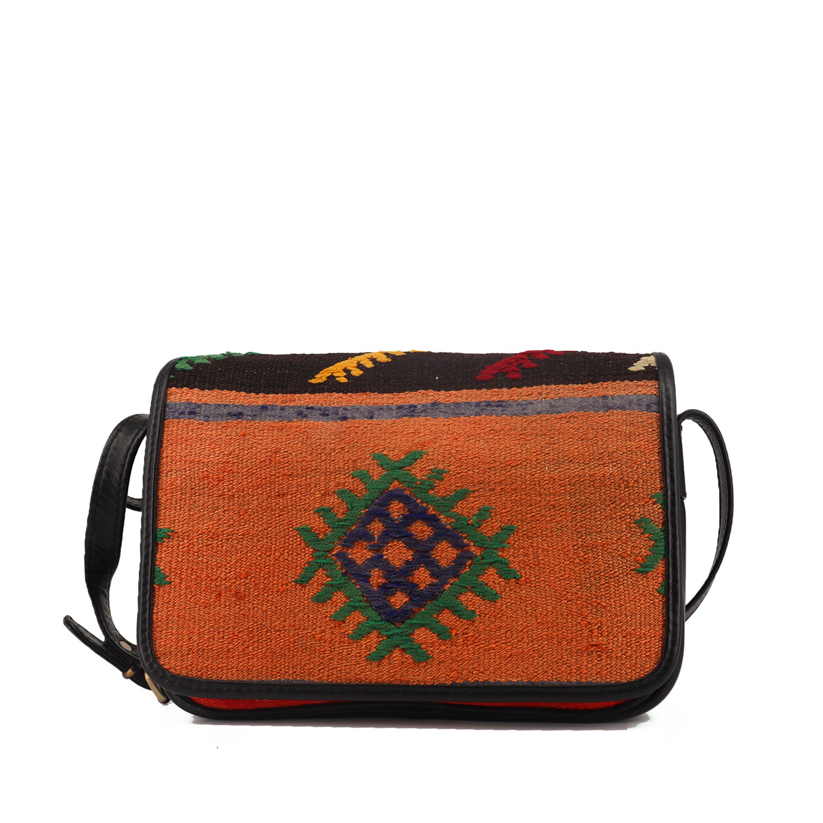Talia Kilim Leather Crossbody