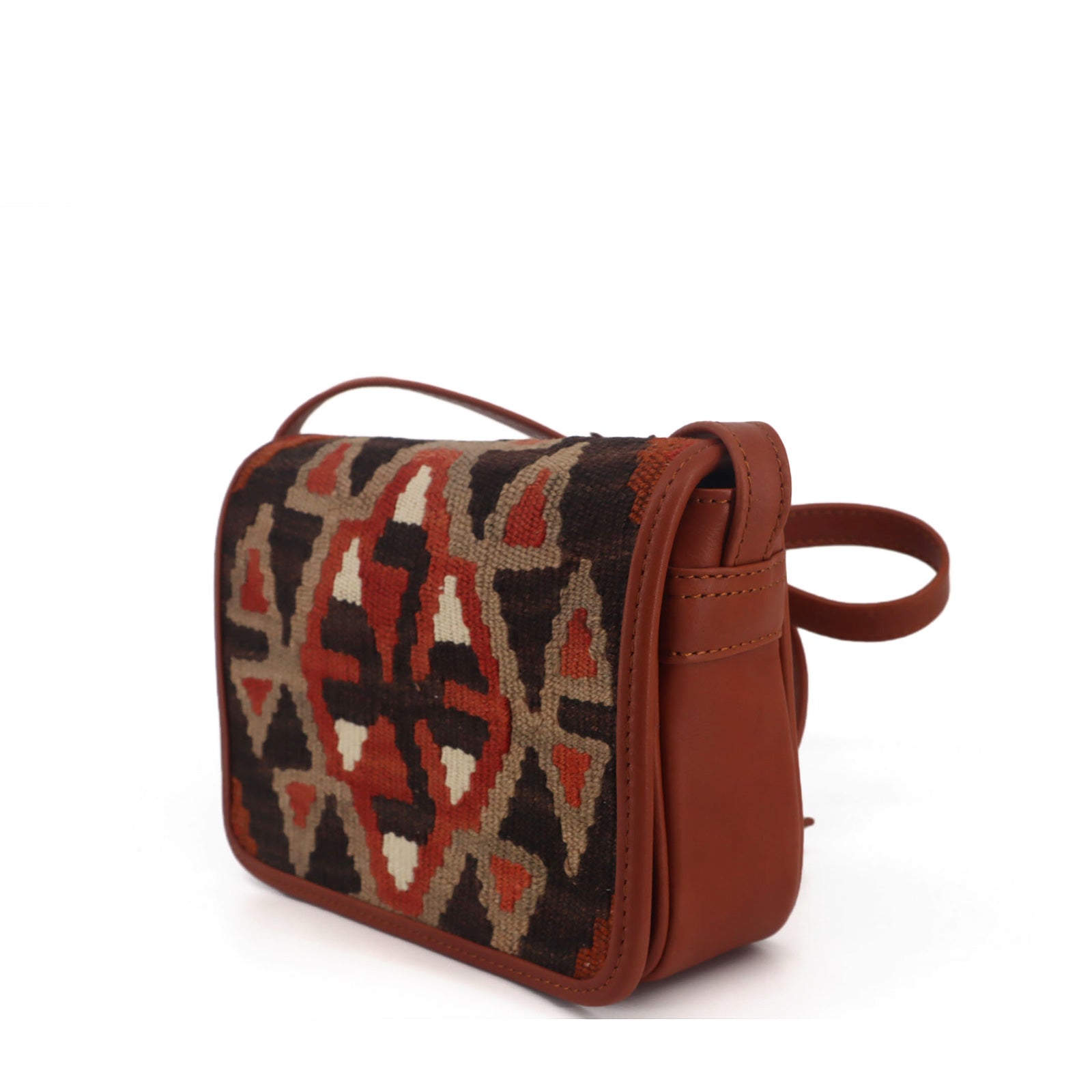 Savannah Kilim Leather Crossbody Bag