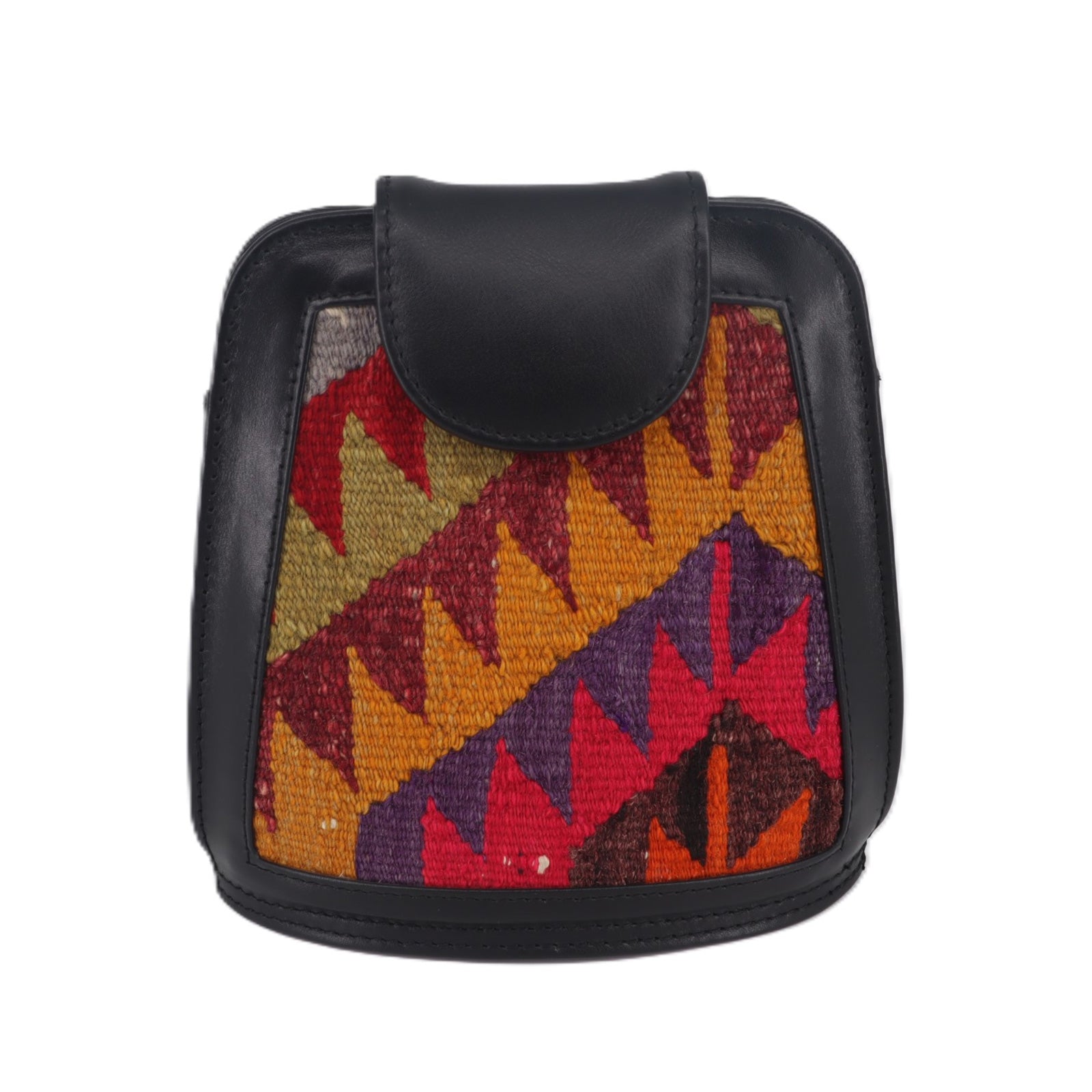 Samburu Kilim Leather Crossbody Bag
