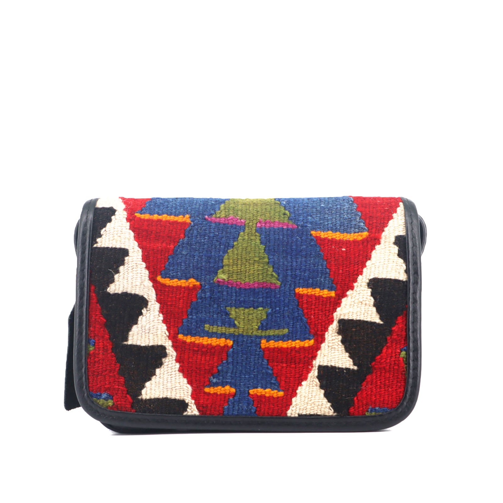 Caravan Kilim Leather Crossbody Bag