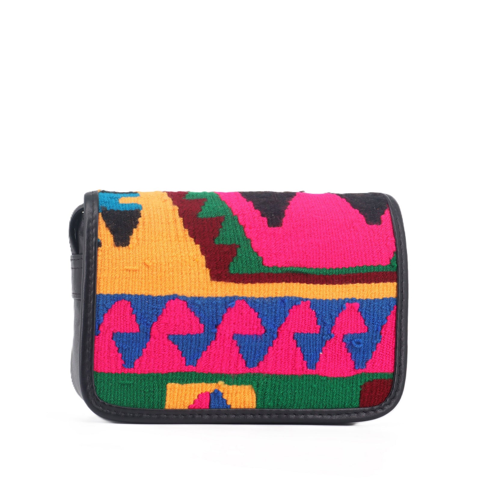 Sahara Kilim Leather Crossbody Bag