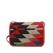 Sahara Mirage Kilim Leather Crossbody Bag