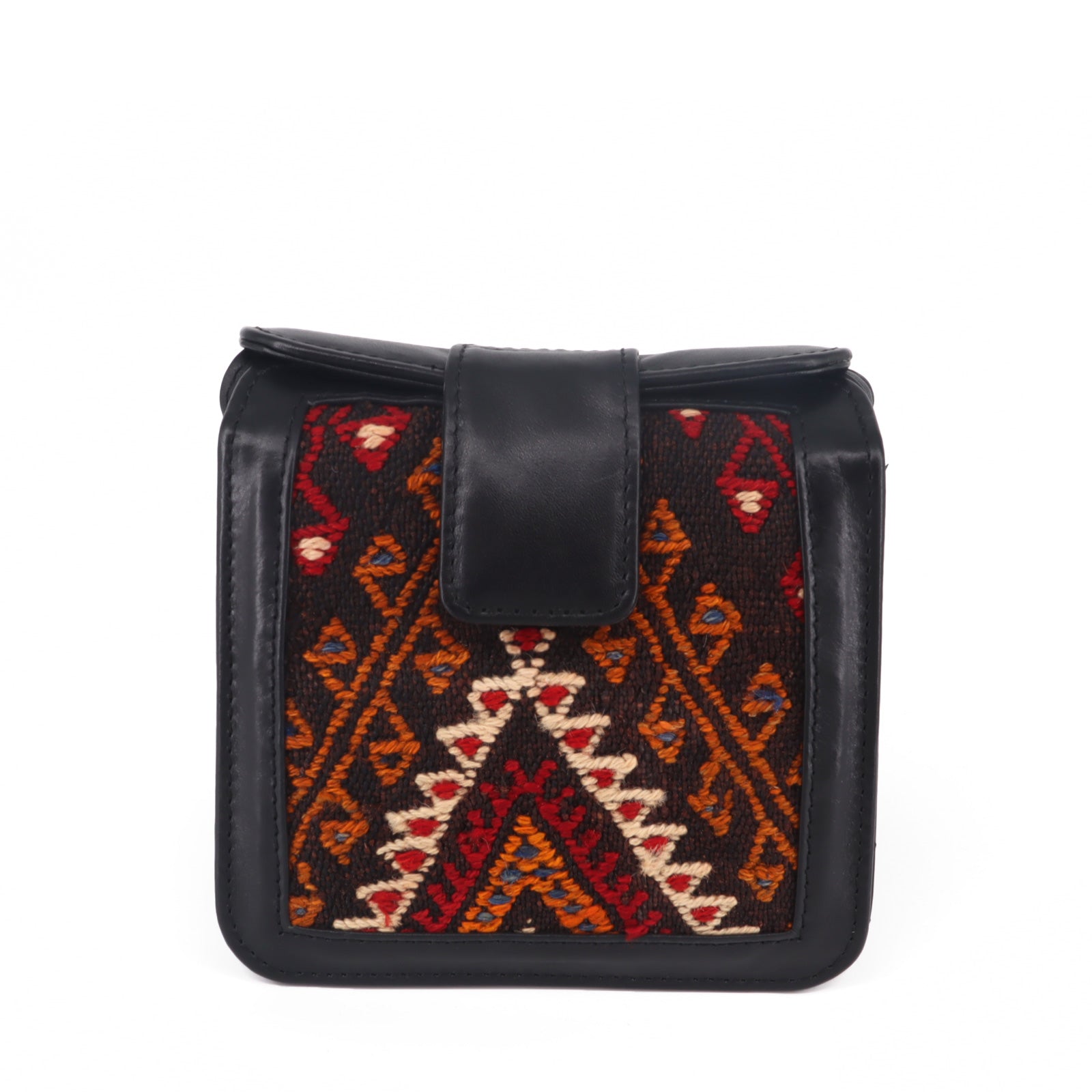 Marrakech Kilim Leather Crossbody Bag