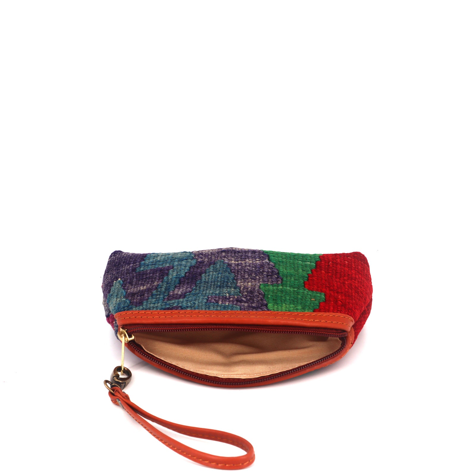 Nadia Kilim Clutch Leather Bag - Image 4