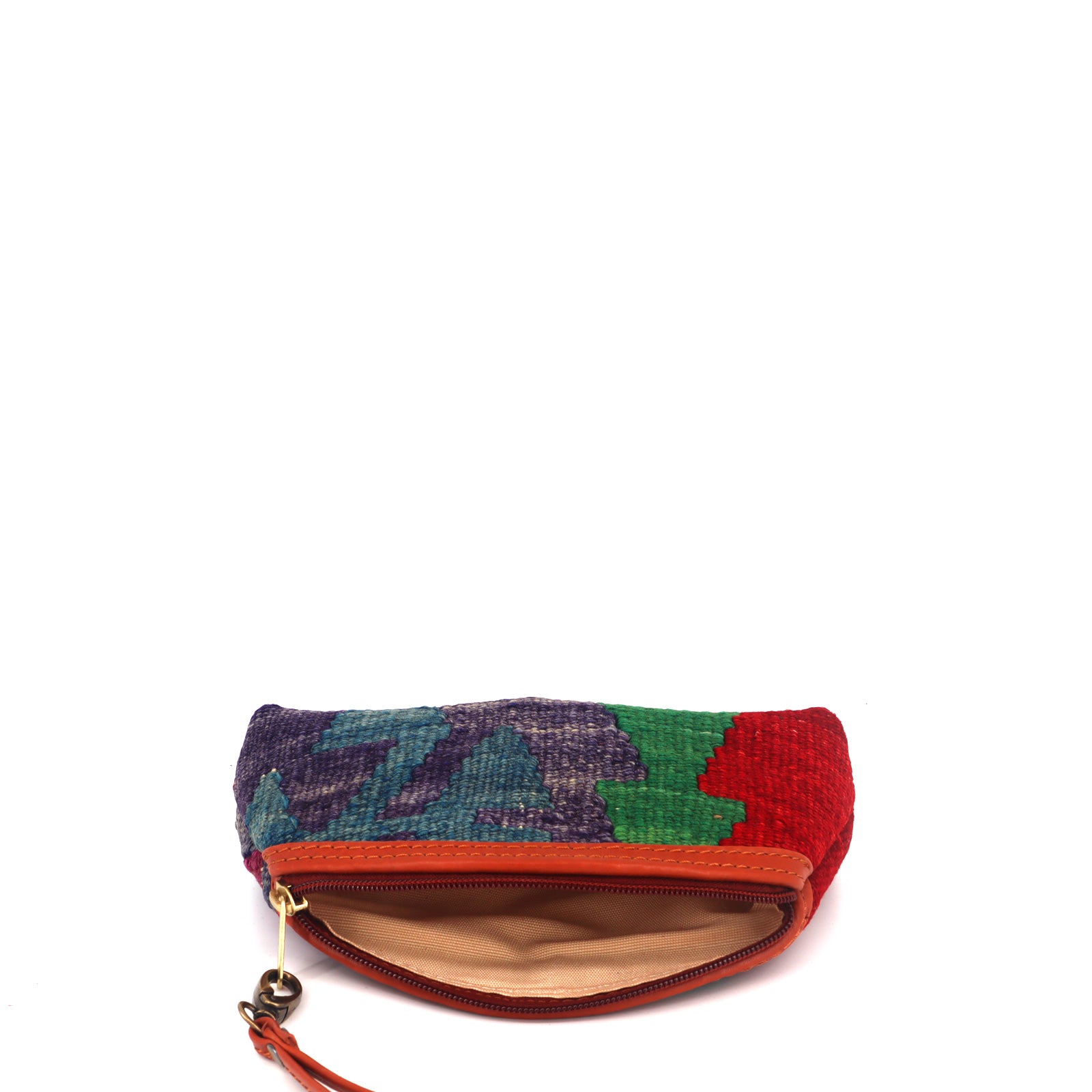 Nadia Kilim Clutch Leather Bag - Image 5