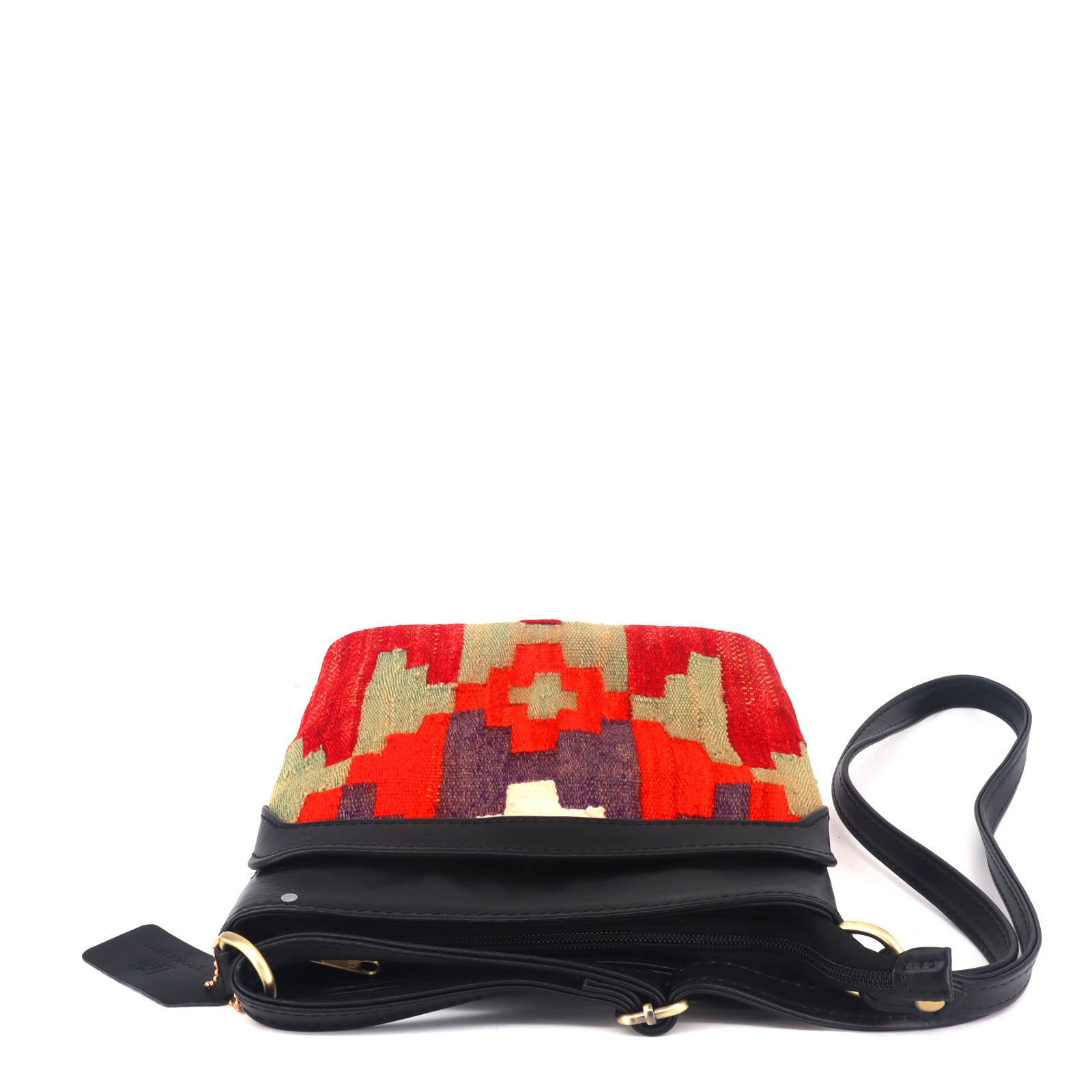 Phoenix Kilim Crossbody Leather Bag - Image 2