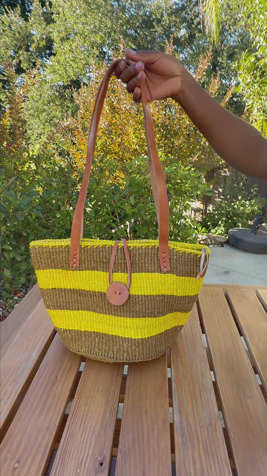 Load video: Jamila Kiondo Basket Bag