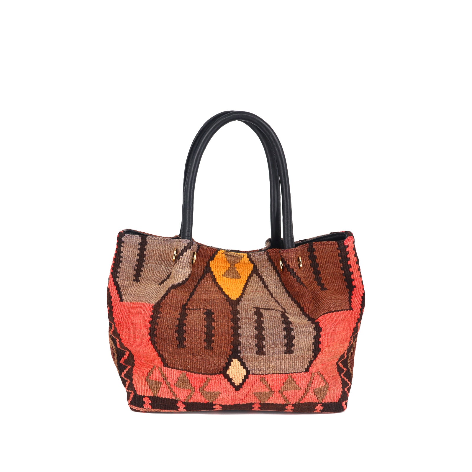 Harappa Kilim Leather Shoulder Bag