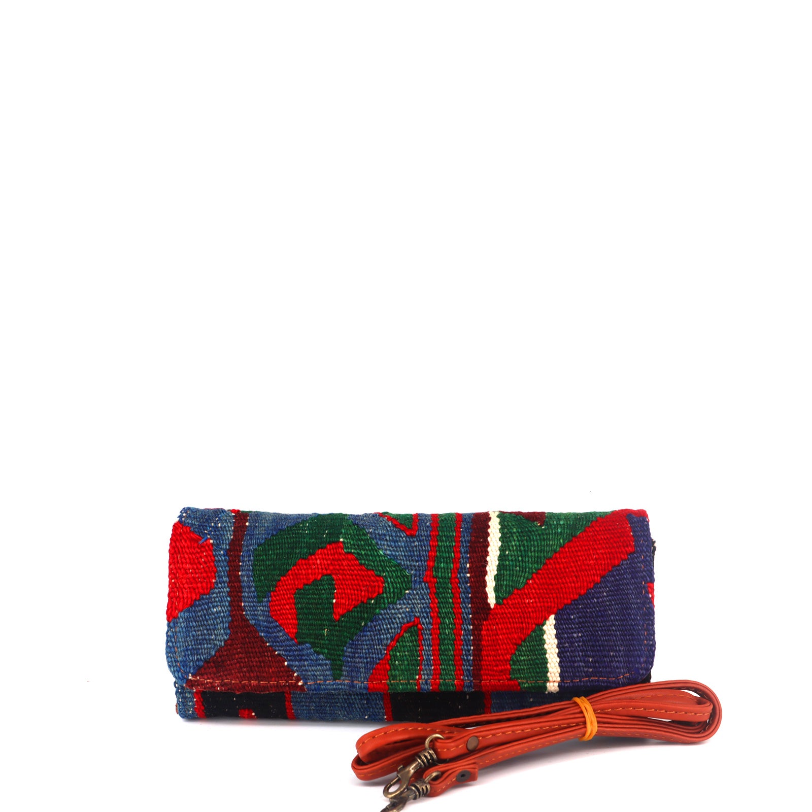 Venice Kilim Clutch Leather Bag - Image 3