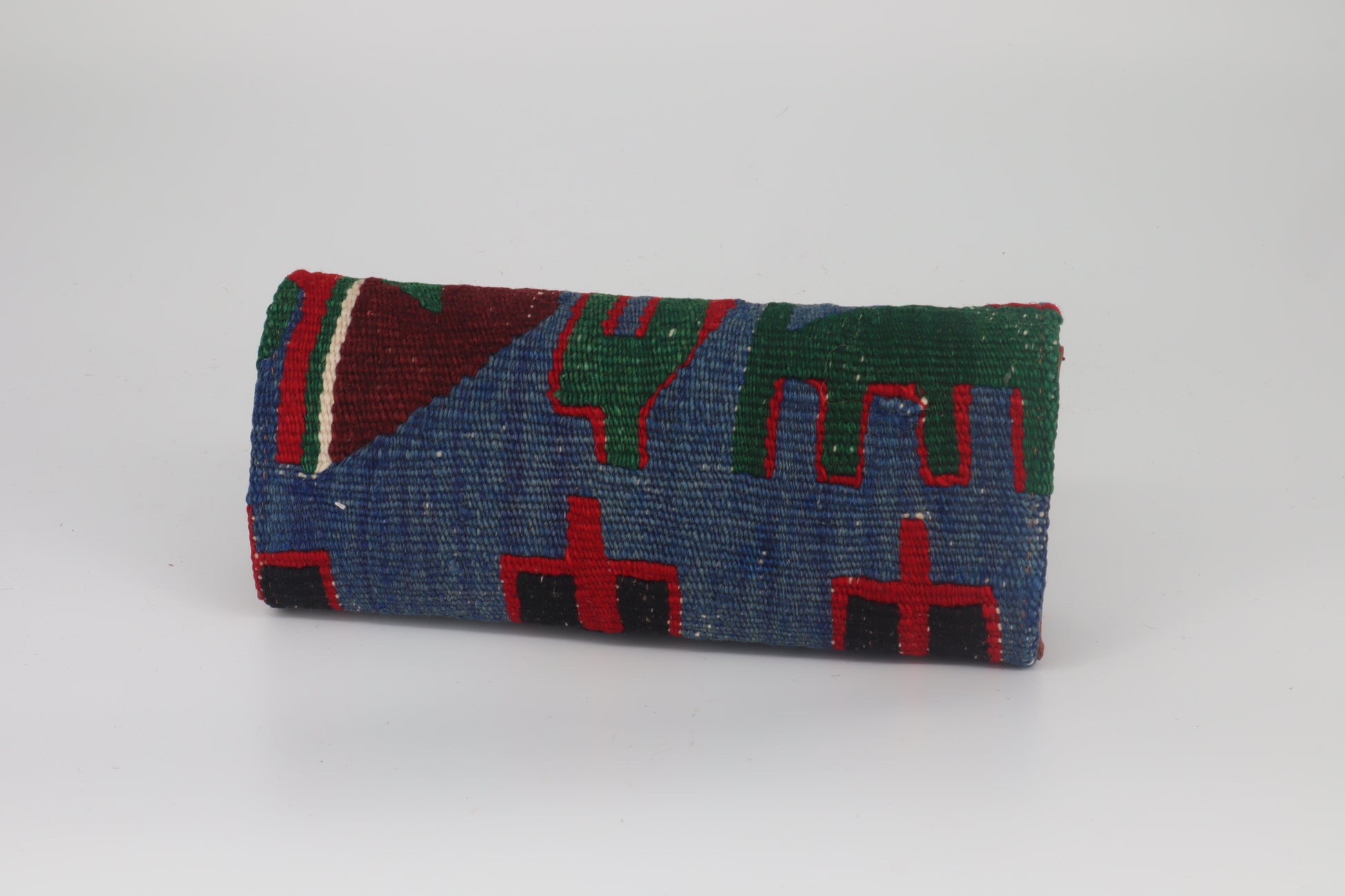 Venice Kilim Clutch Leather Bag - Image 8