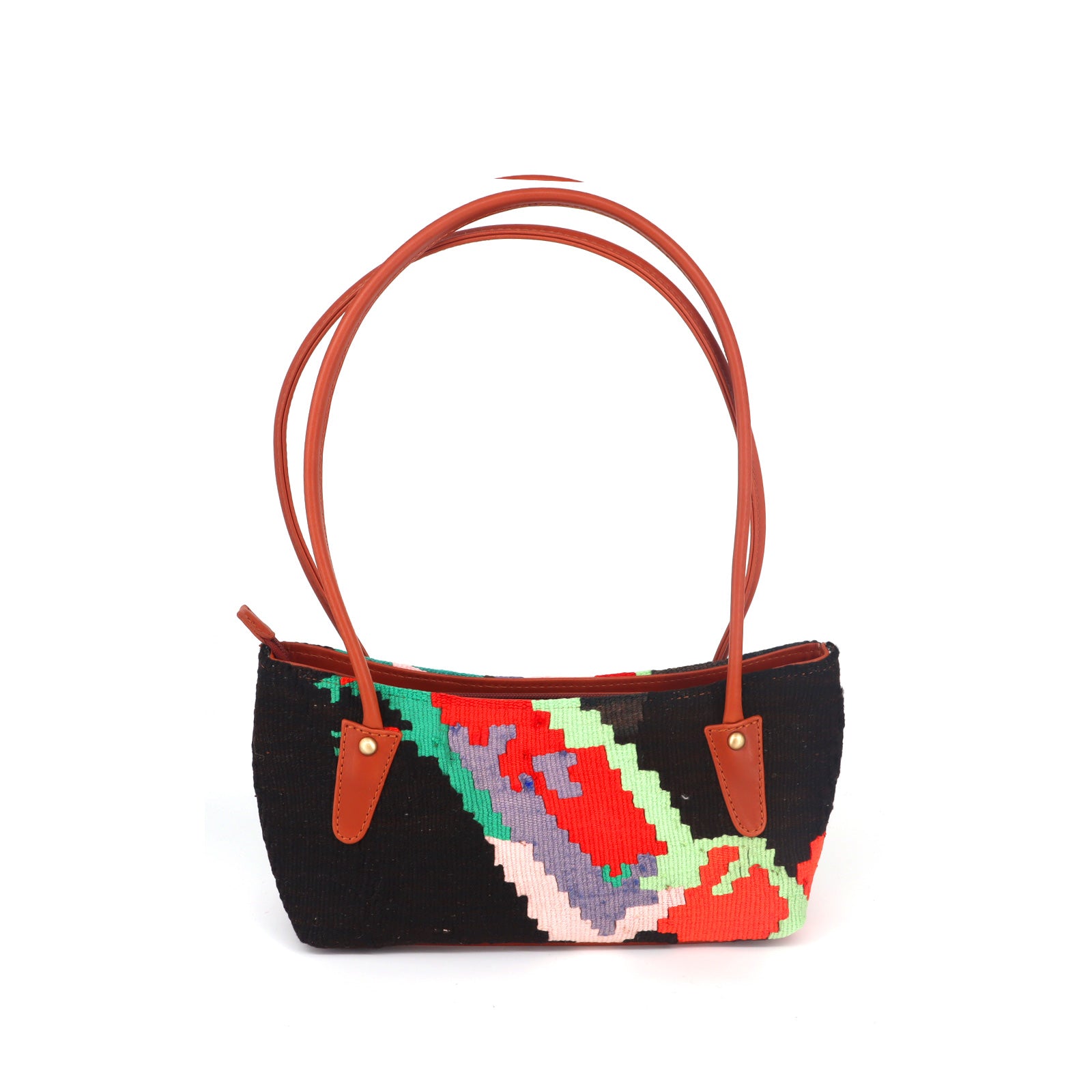 Casablanca Kilim Leather Shoulder Bag