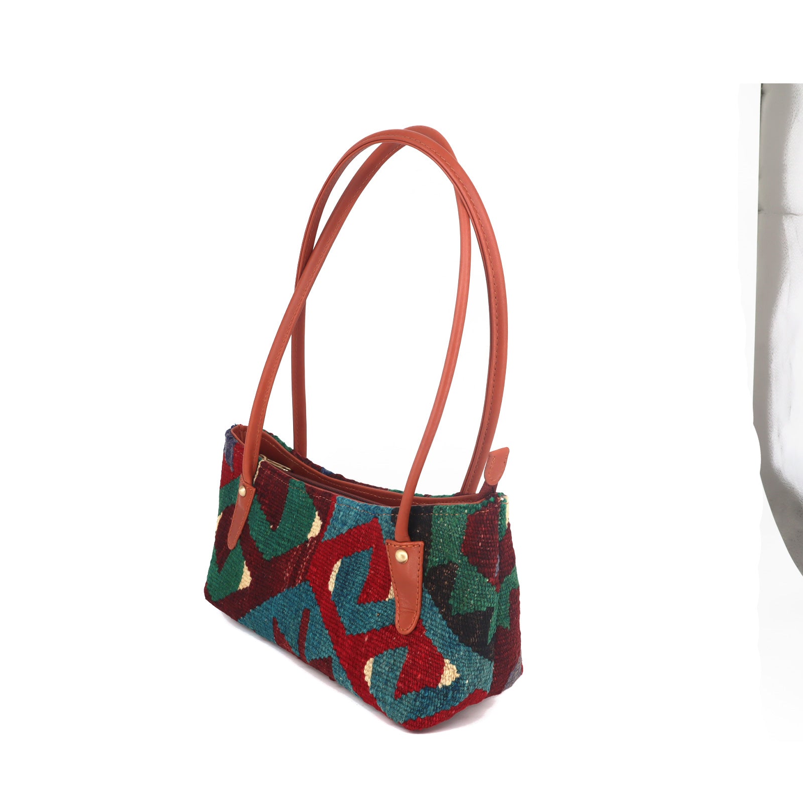 Yara Kilim Leather Shoulder Bag