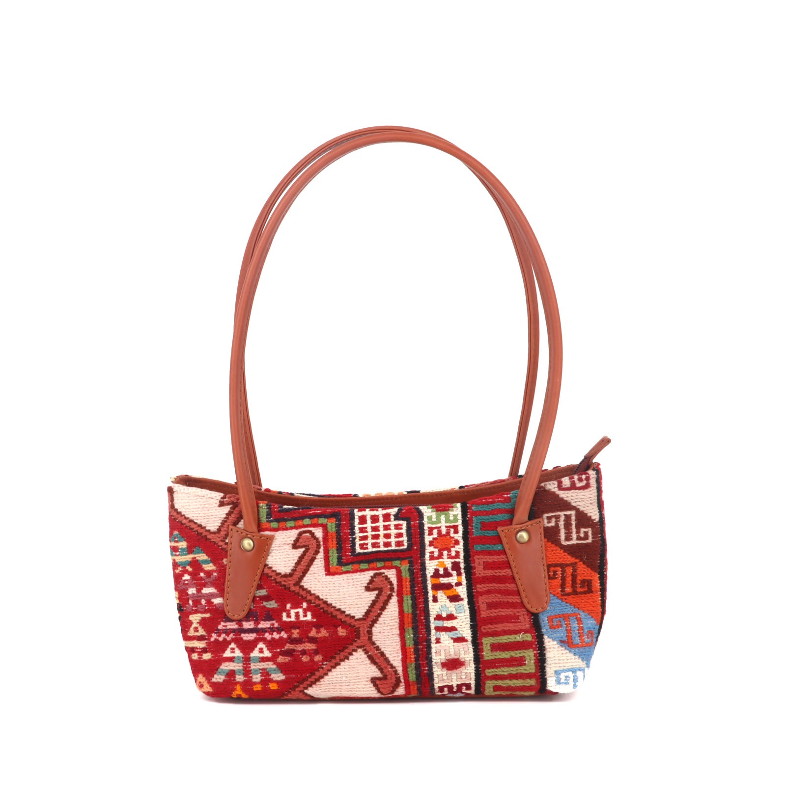 Atlas Kilim Leather Shoulder Bag