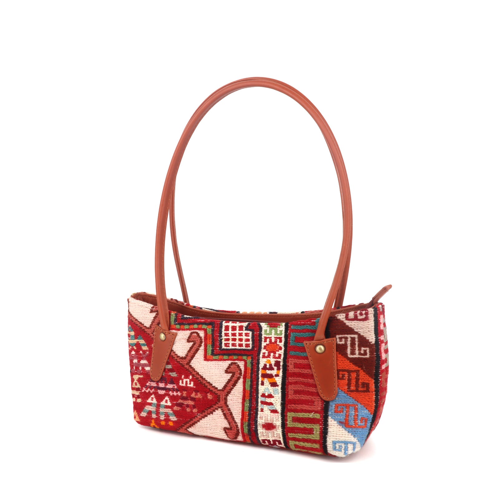 Atlas Kilim Leather Shoulder Bag