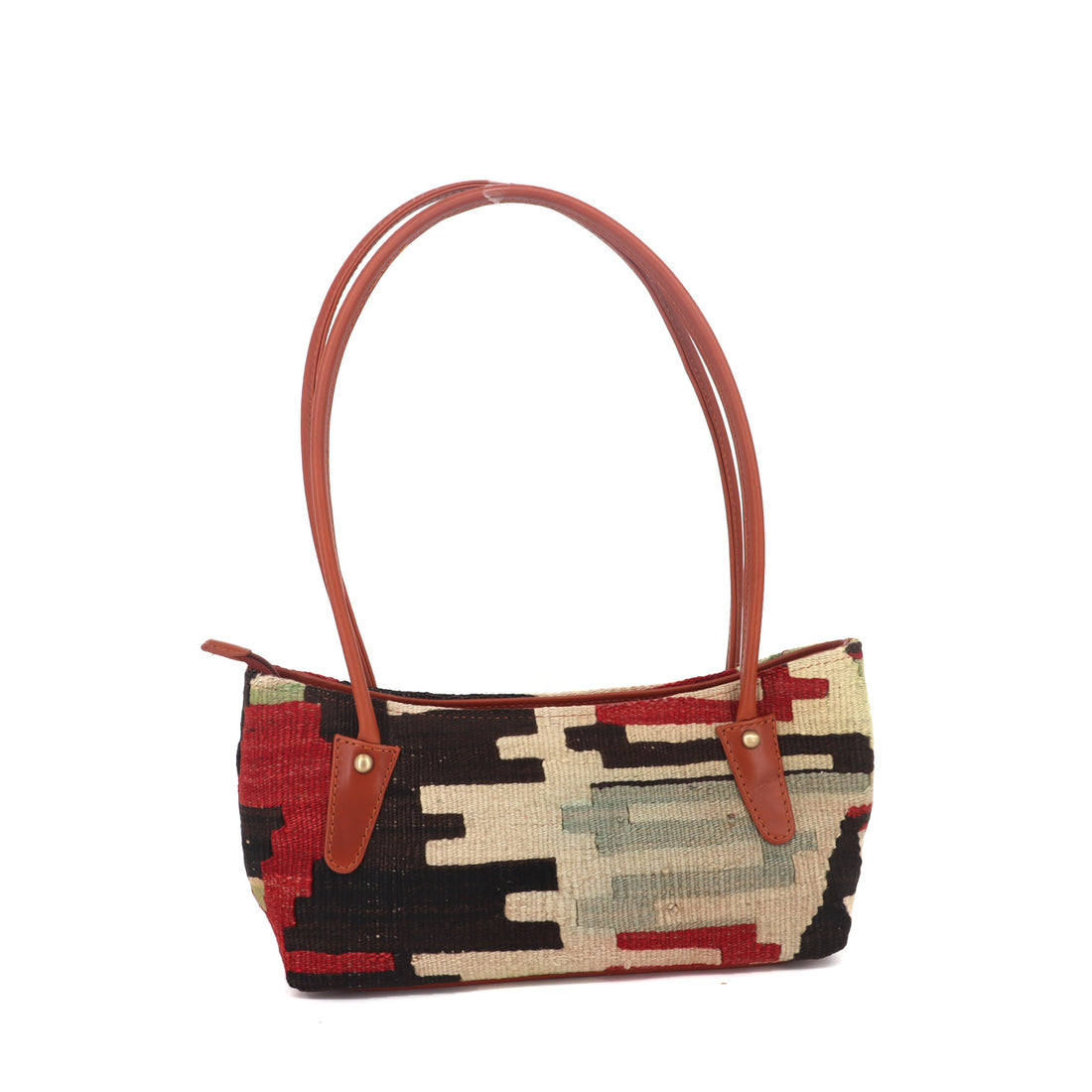 Nubia Kilim Leather Shoulder Bag