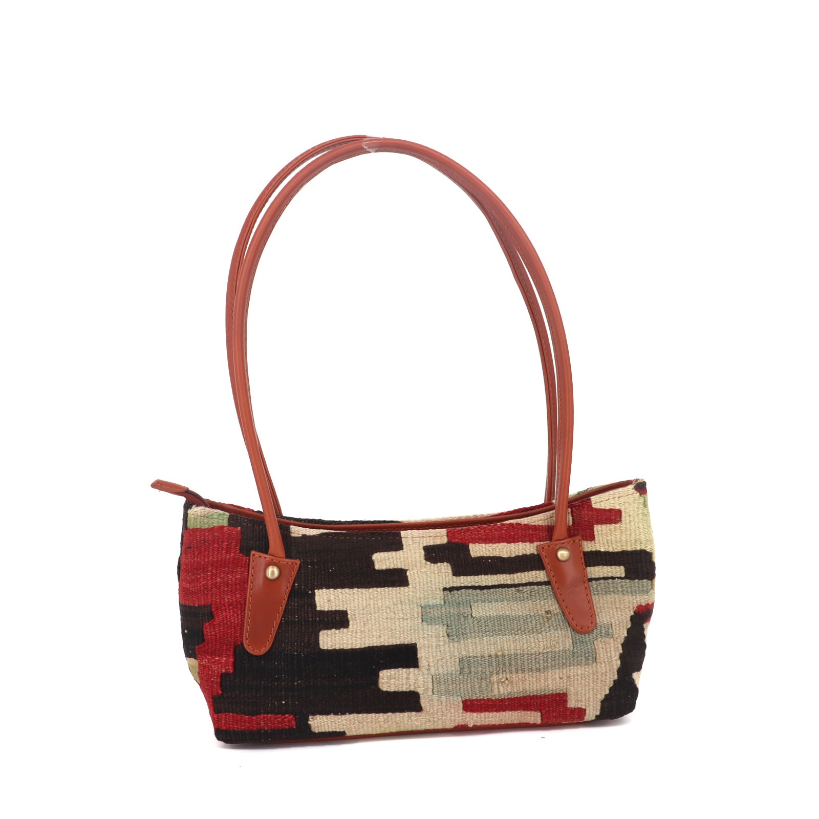 Nubia Kilim Leather Shoulder Bag