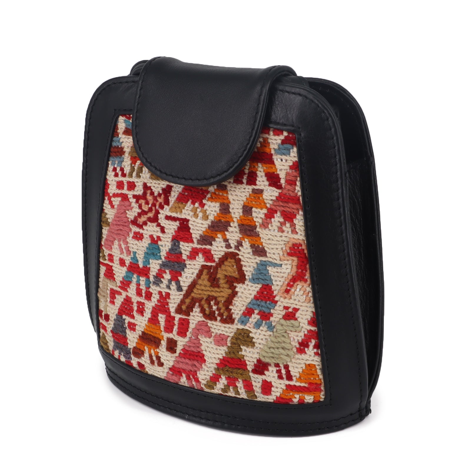 Kalahari Kilim Leather Crossbody Bag