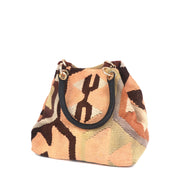 Casablanca Kilim Leather Satchel Bag