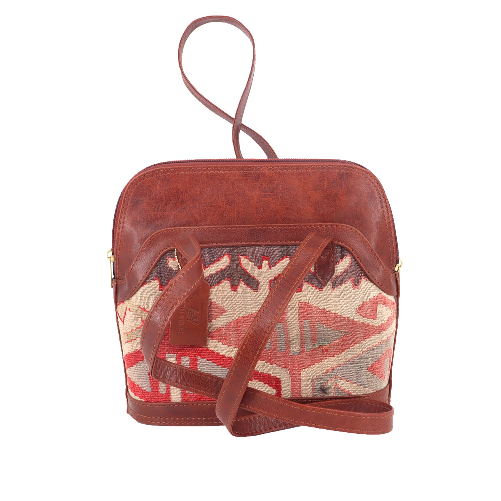 Marrakech Kilim Leather Shoulder Bags