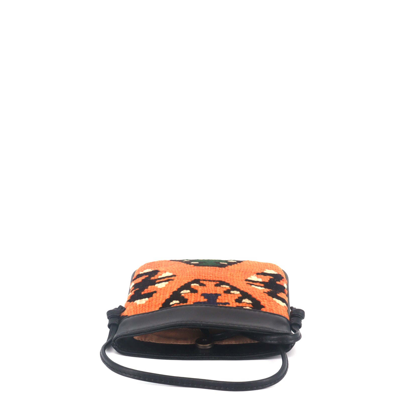 Yara Kilim Crossbody Leather Bag - Image 4