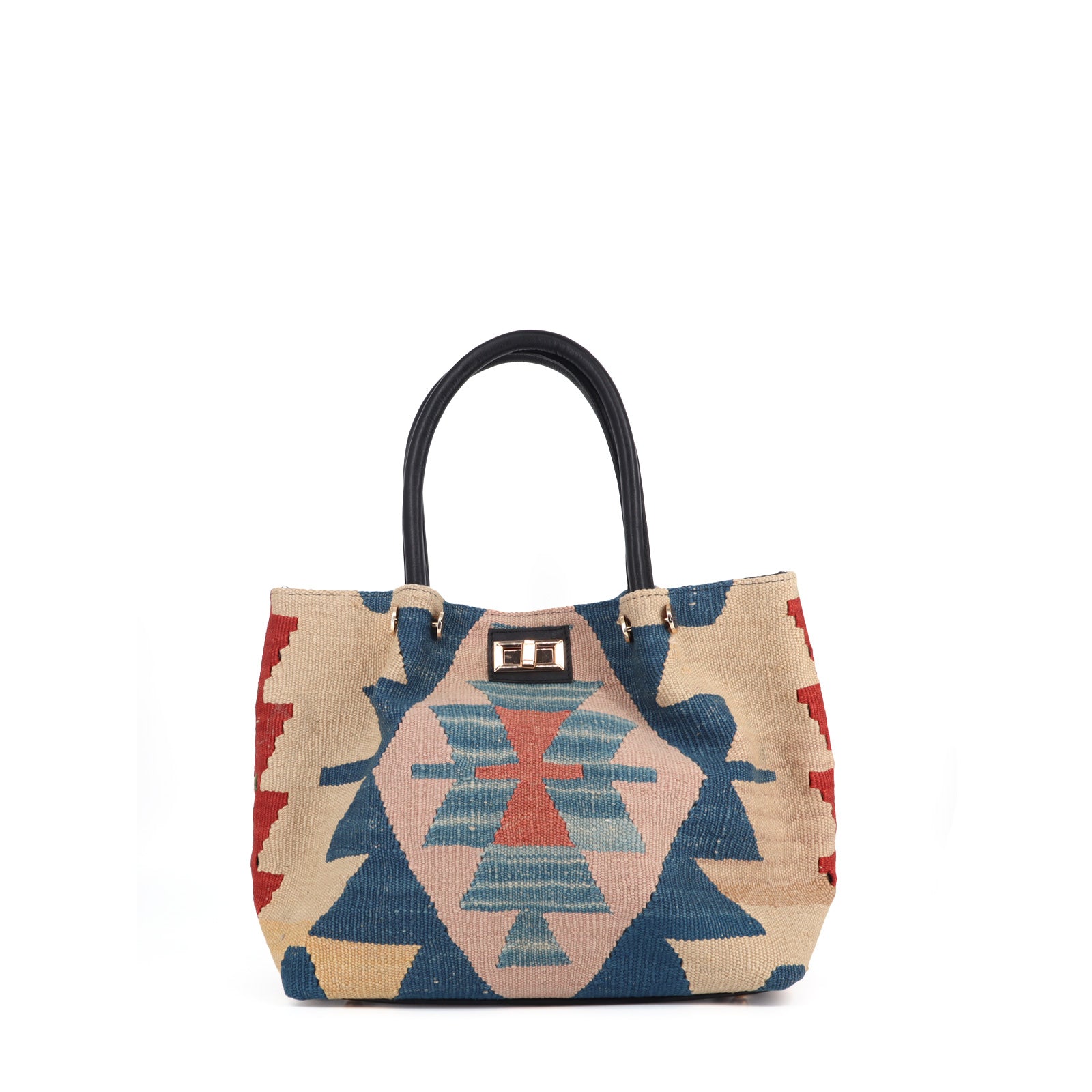 Verona Kilim Shoulder Leather Bag