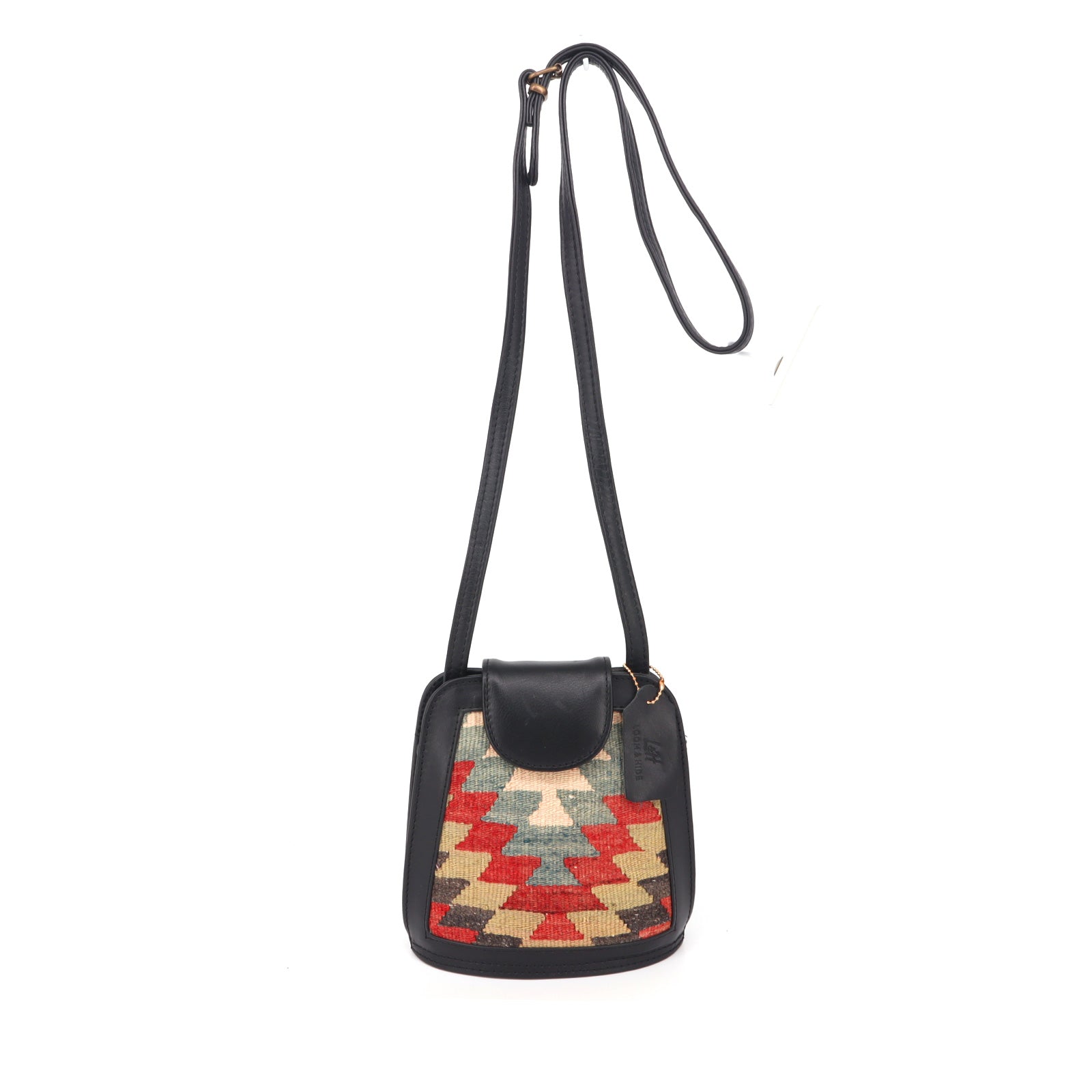 Nomad Kilim Leather Crossbody Bag