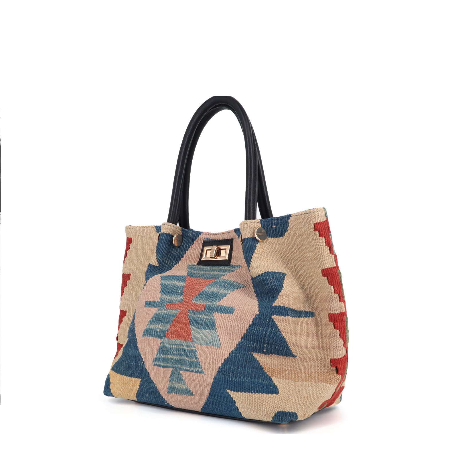 Verona Kilim Shoulder Leather Bag