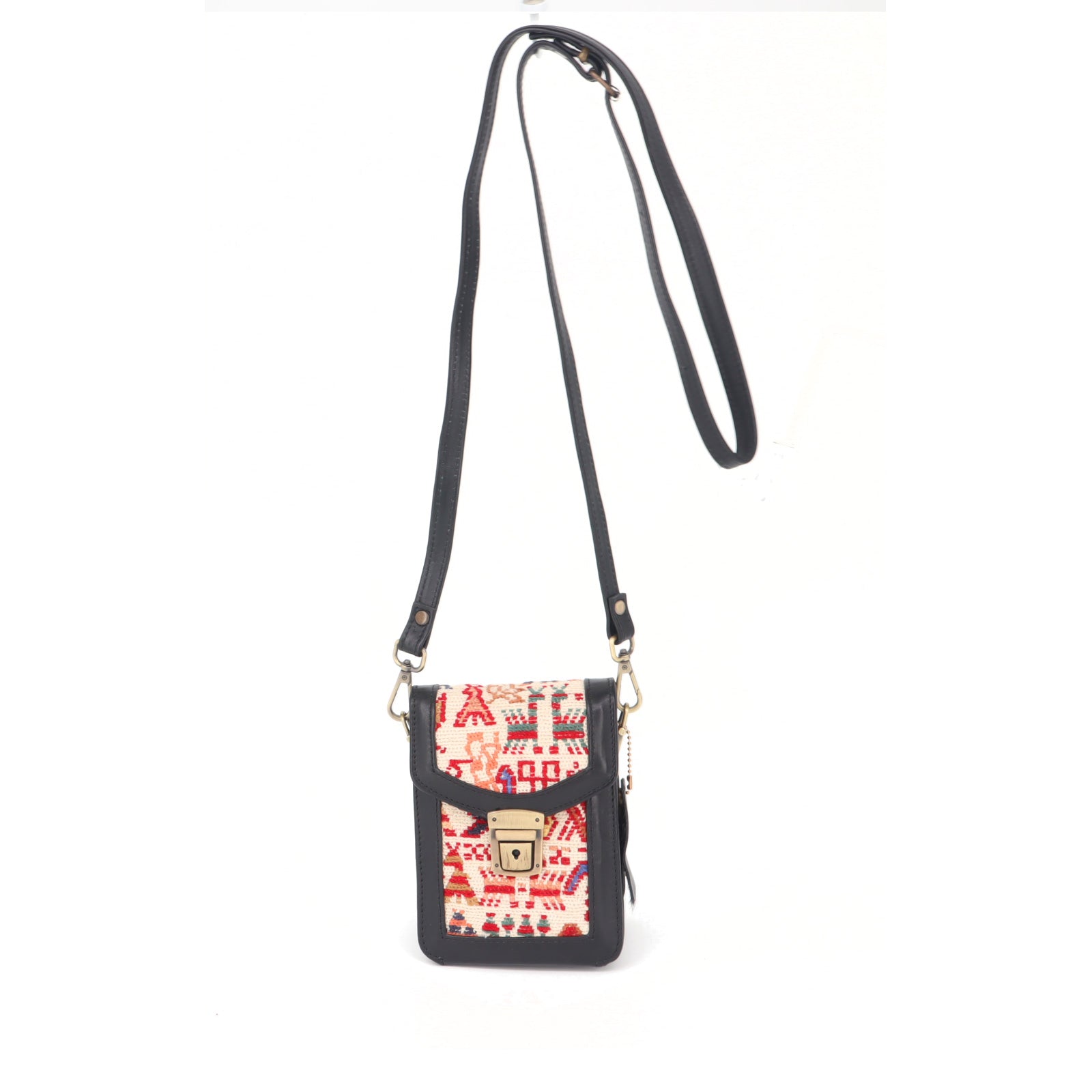 Marrakesh Kilim Leather Crossbody Bag
