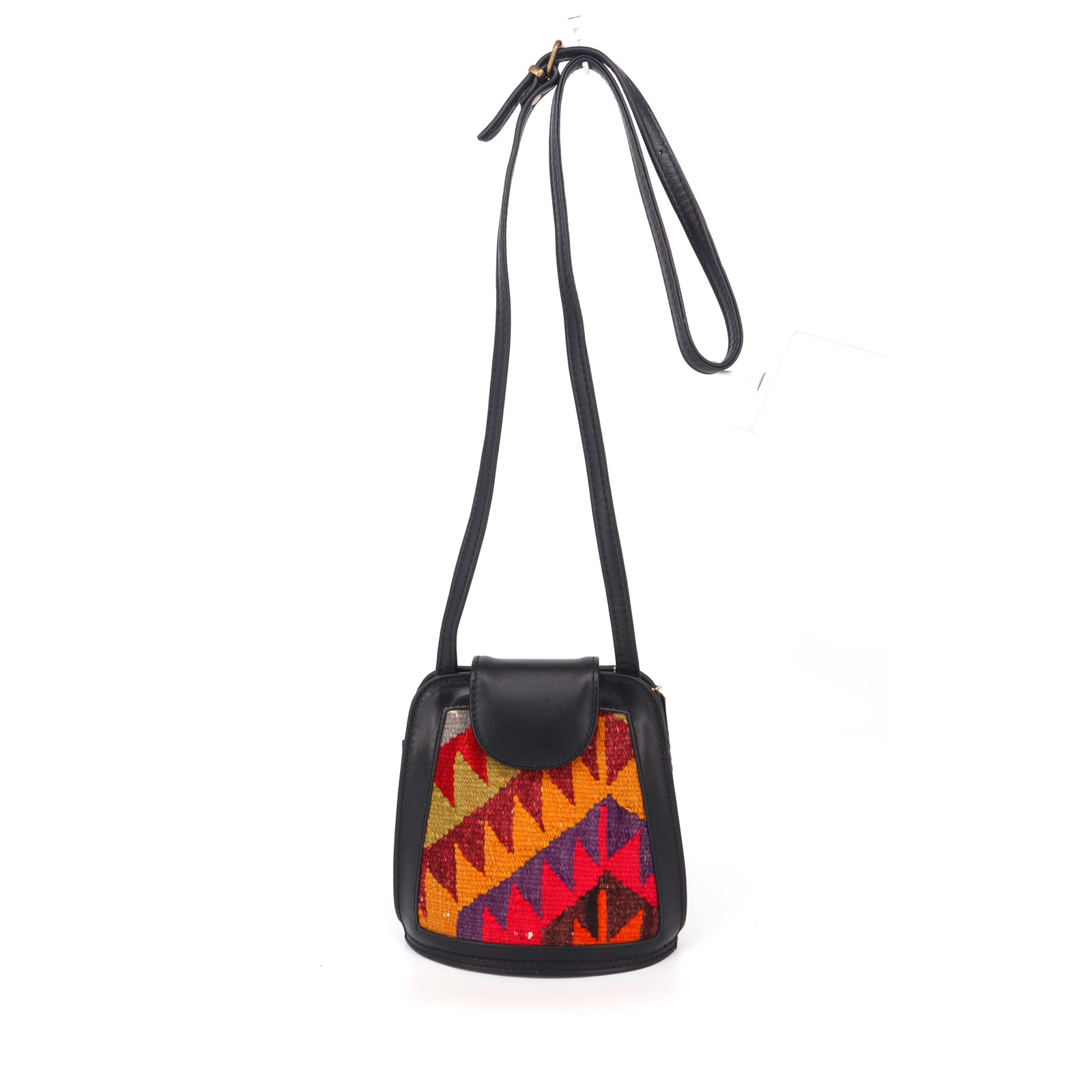 Samburu Kilim Leather Crossbody Bag