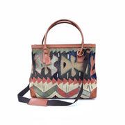 Selena Kilim Weekender Leather Bag