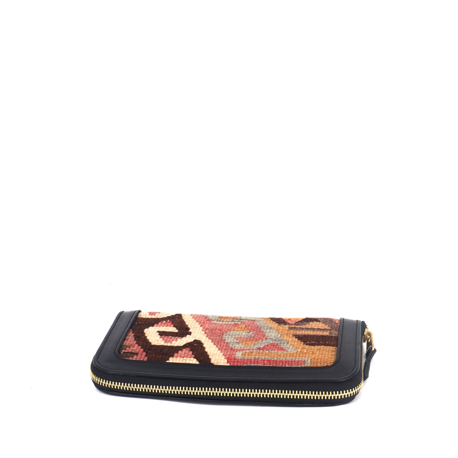 Aleppo Kilim Clutch Leather Bag - Image 2