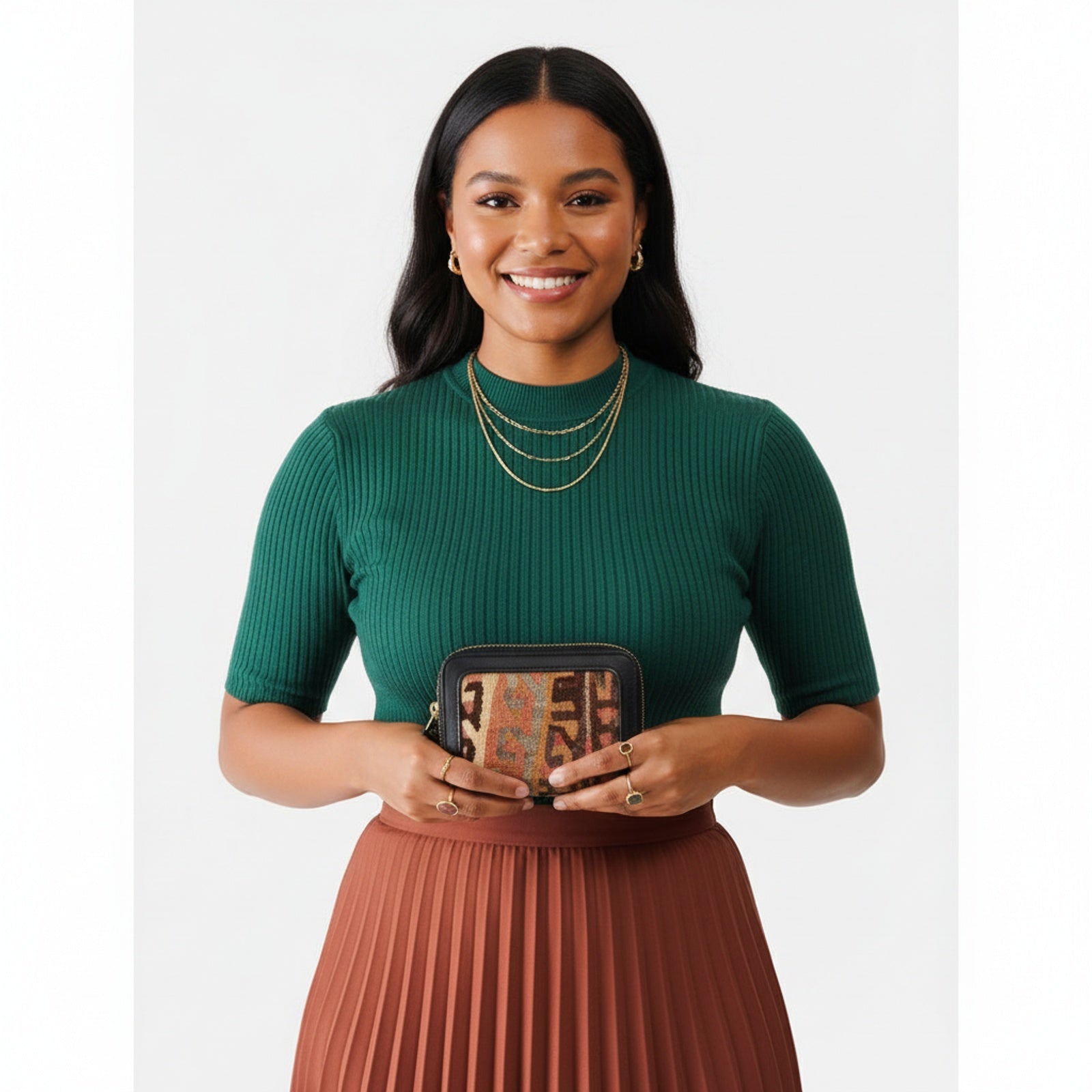 Aleppo Kilim Weekender Leather Bag | Travel Kilim Leather Bag | Overnight Kilim Leather Bag