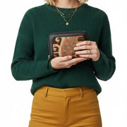 Aleppo Kilim Weekender Leather Bag | Travel Kilim Leather Bag | Overnight Kilim Leather Bag