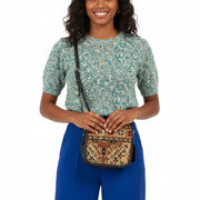 Atlas Kilim Crossbody Leather Bag | Messenger Kilim Leather Bag | Courier Kilim Leather Bag