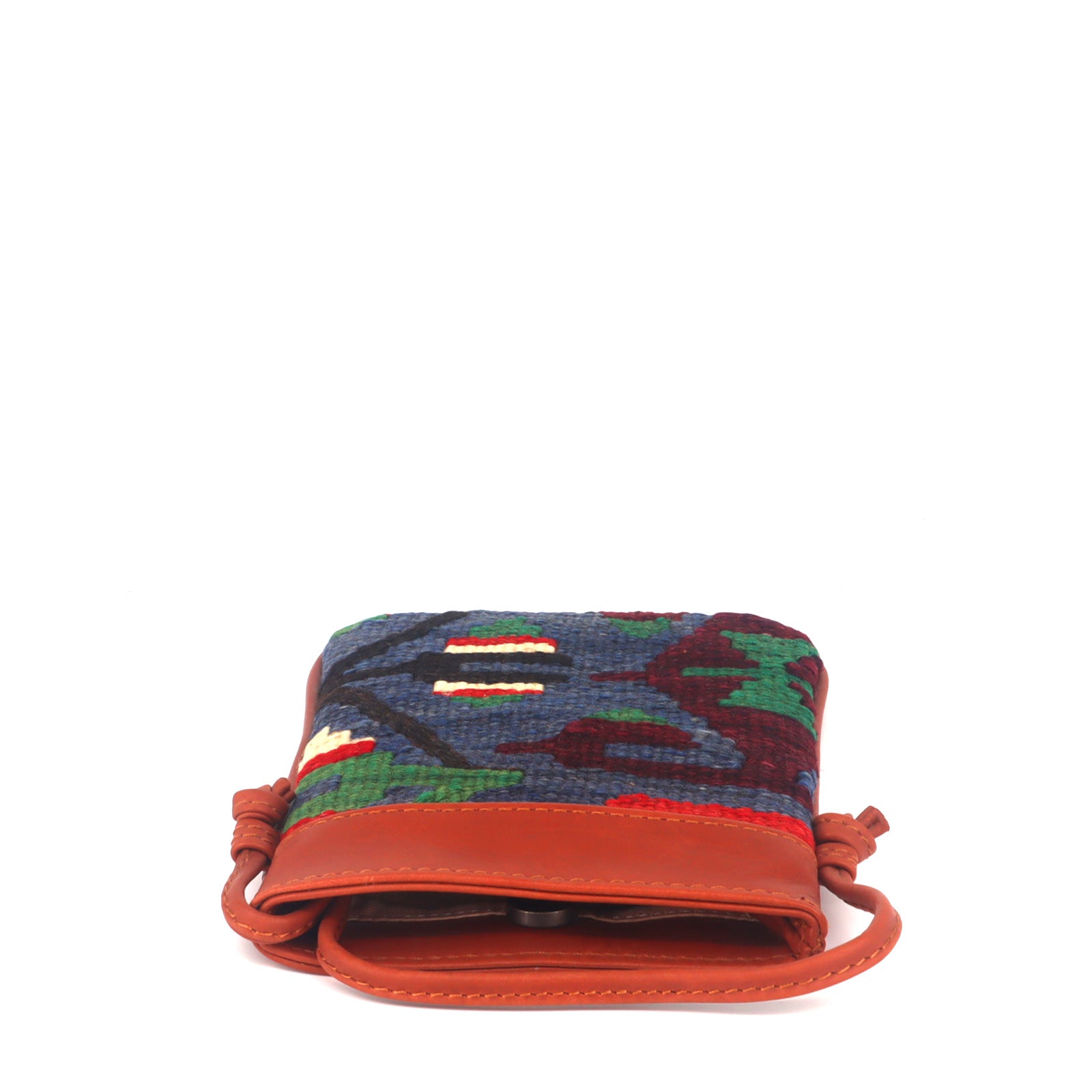 Bangkok Kilim Crossbody Leather Bag - Image 4