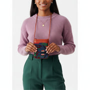 Bangkok Kilim Neck Leather Bag | Travel Pouch Kilim Leather Bag | Security Pouch Kilim Leather Bag